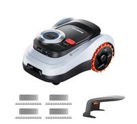 Segway Navimow i208 LiDAR Robot Tagliaerba Kit + Garage M + 4 Set di Lame | 800 m², LiDAR a Stato Solido + Vision, Mappatura Automatica, Senza Filo, Senza Antenna, 4G Integrato (Spedito Separatamente)