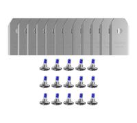 Segway Navimow lame di ricambio Plus (12 pezzi), accessorio per robot tagliaerba Navimow i105E, i108E, H500E-VF, H800E-VF, H1500E-VF, H3000E-VF, X315E, X330E, X350E, X390E