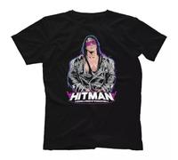 SEGY8876S Bret The Hitman Hart - Excellence T-Shirt Black M