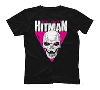 SEGY8876S Bret The Hitman Hart - Skull T-Shirt Black 3XL