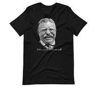 SEGY8876S Theodore Roosevelt Teddy T-Shirt Black XXL