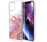 SEHEYA Compatible con Xiaomi Redmi 9A / Redmi 9AT Custodia Glitter Sabbie Liquido Cover Brillantini Trasparente Cristallo Antiurto Silicone Carino Motivi Protettivo Case Donna, Sirena