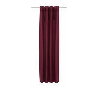 Sehlbach Tenda pronta per l'uso con occhielli nascosti, Dimout uni, Rosso, 135x245 cm, A risparmio energetico in inverno, Termorepellenti in estate, Coprenti, Certificazione Oeko-Tex