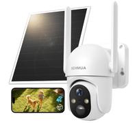 SEHMUA Telecamera con SIM 4G da Esterno con Pannello Solare senza Fili 24/7