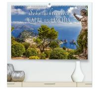 Sehnsuchtsinseln Capri und Ischia (hochwertiger Premium Wandkalender 2026 DIN A2 quer), Kunstdruck in Hochglanz: Träume vom azurblauen Meer begleiten Sie durch das Jahr