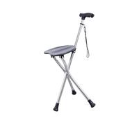 Sehuby Elderly Antislip Canes Regulable Walking Canes Seats Mobilities Aid with LED Light for Golfs Fishing Outdoor Activity Compacts Rod Stool Light