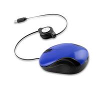 Sehuby Viaggio compatto di base ottico della piccola tasca 1000DPI del cavo ritrattabile con filo per il computer portatile