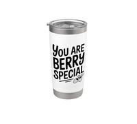Sei Berry Special Strawberry Lover Bicchiere termico in acciaio inox doppia parete