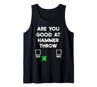 Sei Bravo a Hammer Throw Yes or No - Funny Hammer Throw Canotta