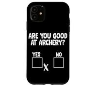 Sei bravo a tiro con l'arco Bowman Target Archer caccia con l'arco Custodia per iPhone 11