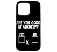 Sei bravo a tiro con l'arco Bowman Target Archer caccia con l'arco Custodia per iPhone 15 Pro Max