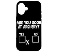 Sei bravo a tiro con l'arco Bowman Target Archer caccia con l'arco Custodia per iPhone 16