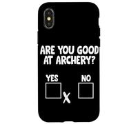 Sei bravo a tiro con l'arco Bowman Target Archer caccia con l'arco Custodia per iPhone X/XS