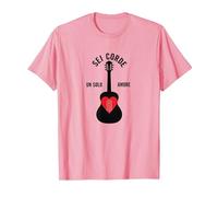 Sei Corde, Un Solo Amore - Regalo per Chitarristi Maglietta, Uomo, Rosa, XL