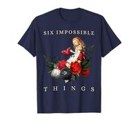 Sei Cose impossibili Vintage Alice nel Paese delle Meraviglie Maglietta