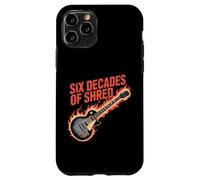Sei decenni di fiamme di chitarra a brandelli Custodia per iPhone 11 Pro