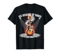 Sei decenni di Shred Explosive 60th Guitar Rock Maglietta