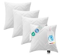 sei Design 4 pack Classic Dream” Cuscino in microfibra 40 x 40 cm, bianco, trapuntato
