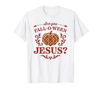 Sei Fall-O-Ween Gesù Cristiano Fede Zucca Maglietta