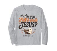 Sei Fall-O-Ween Gesù Cristiano Halloween Religioso Autunno Maglia a Manica