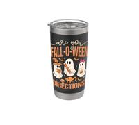 Sei Fall-O-Ween Indicazioni Cute Ghosts Bicchiere termico in acciaio inox doppia parete