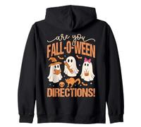 Sei Fall-O-Ween Indicazioni Cute Ghosts Felpa con Cappuccio