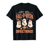 Sei Fall-O-Ween Indicazioni Cute Ghosts Maglietta