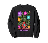 Sei fatto di un magico design floreale Felpa