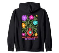Sei fatto di un magico design floreale Felpa con Cappuccio