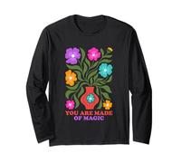Sei fatto di un magico design floreale Maglia a Manica