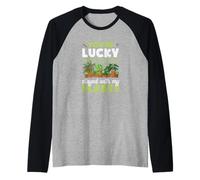 Sei Fortunato, Sono Qui, Avrei Potuto Stare con Le Mie Piante Maglia con Maniche Raglan