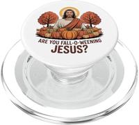 Sei Gesù caduta-o-weening? Divertente zucca di Gesù autunnale PopSockets PopGrip per MagSafe