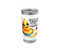 Sei il formaggio per il mio Nachos Cute Food Pun Bicchiere termico in acciaio inox doppia parete