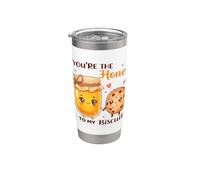 Sei il miele per la mia dolce coppia Bicchiere termico in acciaio inox doppia parete