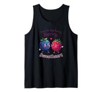 Sei Il Mio Design di Lampone di mirtilli di Berry Sweetheart Canotta