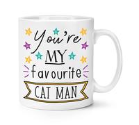 Sei Il Mio Gatto Preferito Uomo Stelle Tazza 10oz Divertente Migliore