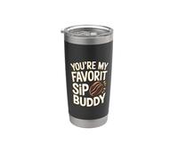 Sei il mio migliore amico di Sip Buddy Coffee Friend Bicchiere termico in acciaio inox doppia parete