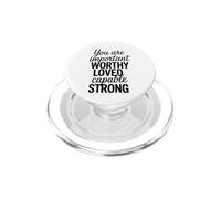 Sei importante degno amato capace forte PopSockets PopGrip per MagSafe