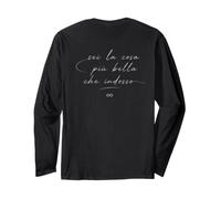 Sei la Cosa più Bella Che indosso Scritta Canzone Uomo Donna Maglia a Manica