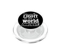 Sei la LUCE del mondo, una CITTÀ su una COLLINA PopSockets PopGrip per MagSafe