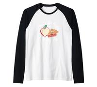 Sei la Mela della mia Torta Autunno Autunno Raccolta delle Mel Maglia con Maniche Raglan