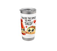 Sei la spezia per il mio taco carino salsa piccante Bicchiere termico in acciaio inox doppia parete