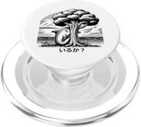 Sei lì? Delfino nascosto dietro un albero. Altro gioco di parole Giappone PopSockets PopGrip per MagSafe