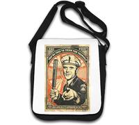 Sei libero di pensare per te stesso fintanto che è approvato da noi borsa a tracolla bianca