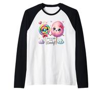 Sei Lo Zucchero per Le Mie Caramelle Dolci Maglia con Maniche Raglan