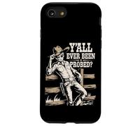 Sei mai stato sondato divertente cowboy alieno vintage Custodia per iPhone SE (2020) / 7 / 8