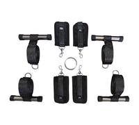 Sei Mio - croce per bondage da porta (nero)