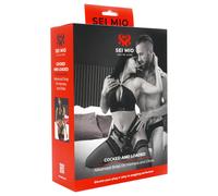 Sei Mio - dildo indossabile con imbracatura (nero)