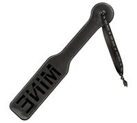 Sei Mio - frustino con scritta - pelle nera