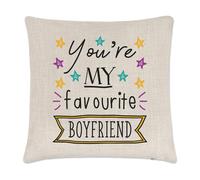 Sei Mio Preferito Fidanzato Stars Lino Copricuscino Cuscino - Migliore